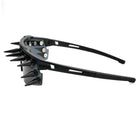 Kobine Unisex Punk Spiked Wrap Around Glasses Sunglasses
