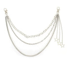 Kobine Unisex Punk Star Decor Multilayer Waist Chain