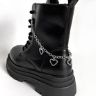 Kobine Unisex Punk Star Pendant Boot Chain Shoe Accessories