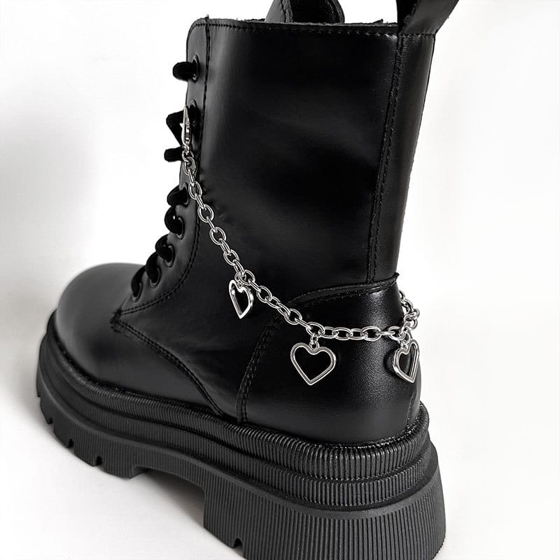 Kobine Unisex Punk Star Pendant Boot Chain Shoe Accessories