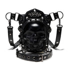 Kobine Unisex Punk Studded Skull Chained Bag