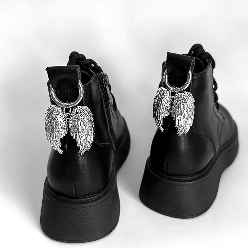 Kobine Unisex Punk Wing Shoe Charms Shoe Accessories