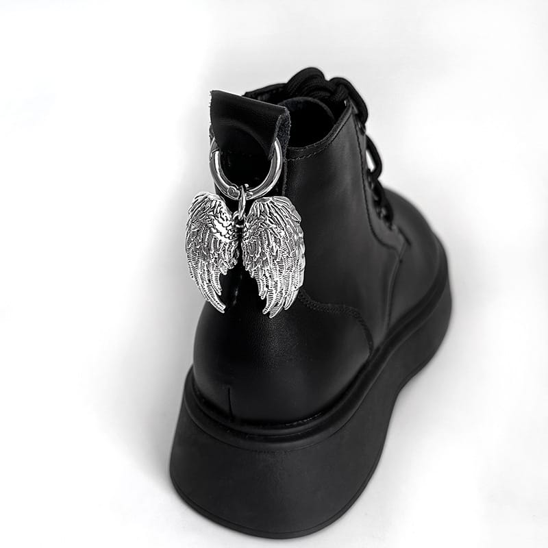 Kobine Unisex Punk Wing Shoe Charms Shoe Accessories