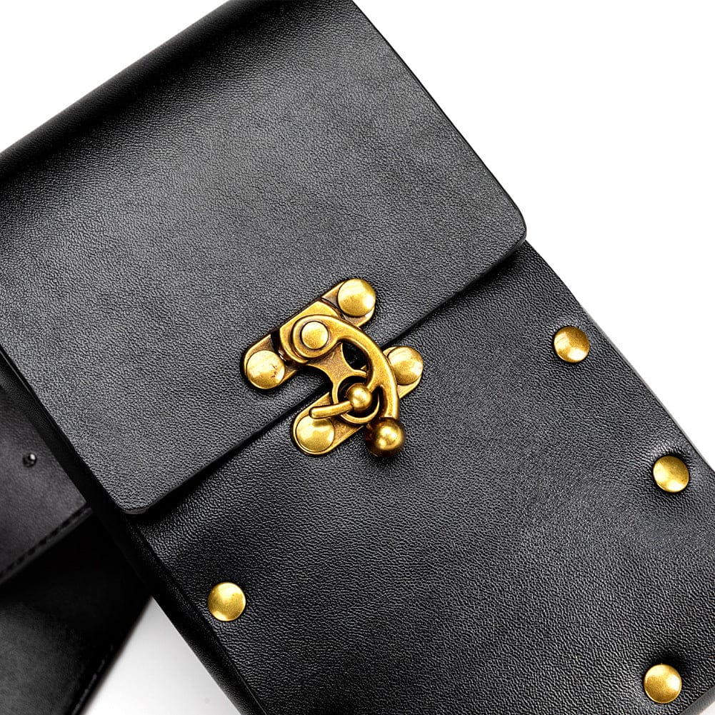 Kobine Unisex Vintage Rivet Buckle Waist Bag