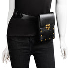 Kobine Unisex Vintage Rivet Buckle Waist Bag