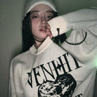 Kobine Women's Afro Curly Synthetic Hair Extension with Hat