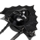 Kobine Women's Gothic Bat Wing Skull Bag