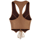 Kobine Women's Gothic Batwing Hem Lace-up Overbust Corset