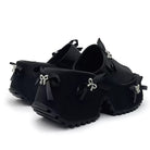 Kobine Women's Gothic Bow Decor Platform Slide Sandals