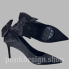 Kobine Women's Gothic Bowknot Stilettos