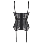 Kobine Women's Gothic Butterfly Lace Splice Overbust Corset