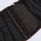 Kobine Women's Gothic Contrast Color Jacquard Overbust Corset