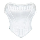 Kobine Women's Gothic Crystal Tassel Lace-up Overbust Corset