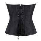 Kobine Women's Gothic D-rings Buckle Lace-up Overbust Corset