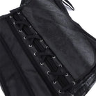 Kobine Women's Gothic D-rings Buckle Lace-up Overbust Corset