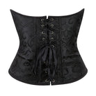 Kobine Women's Gothic Embossing Lace-up Underbust Corset
