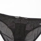Kobine Women's Gothic Embroidered Heart Mesh Lingerie Set