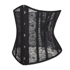 Kobine Women's Gothic Floral Lace Splice Underbust Corset