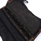 Kobine Women's Gothic Floral Lace-up Buckle-up Overbust Corset
