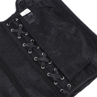 Kobine Women's Gothic Floral Mesh Lace-up Overbust Corset