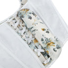 Kobine Women's Gothic Floral Printed Lace-up Adjustable Overbust Corset