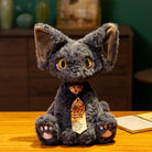 Kobine Women's Gothic Fluffy Tie Cat Doll