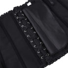 Kobine Women's Gothic Frilled Trim Lace-up Overbust Corset