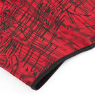 Kobine Women's Gothic Frog Graffiti Printed Lace-up Overbust Corset