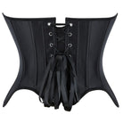 Kobine Women's Gothic Irregular Boned Lace-up Overbust Corset