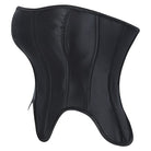 Kobine Women's Gothic Irregular Boned Lace-up Overbust Corset