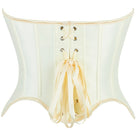 Kobine Women's Gothic Irregular Boned Lace-up Overbust Corset