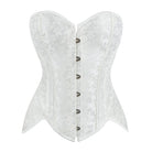 Kobine Women's Gothic Irregular Jacquard Overbust Corset