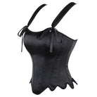 Kobine Women's Gothic Irregular Lace-up Overbust Corset