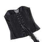 Kobine Women's Gothic Irregular Lace-up Overbust Corset