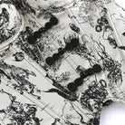 Kobine Women's Gothic Irregular Wash Painting Frog Overbust Corset