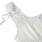 Kobine Women's Gothic Jacquard Lace-up Overbust Corset