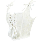 Kobine Women's Gothic Jacquard Lace-up Overbust Corset