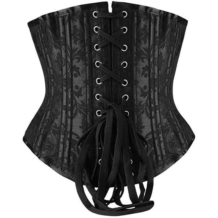 Kobine Women's Gothic Jacquard Underbust Corsets