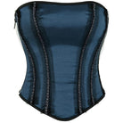 Kobine Women's Gothic Lace Side Zipper Overbust Corset