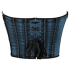 Kobine Women's Gothic Lace Side Zipper Overbust Corset