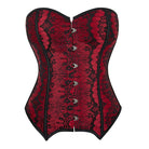 Kobine Women's Gothic Lace Splice Overbust Corset