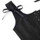 Kobine Women's Gothic Lace-up Boned Overbust Corset