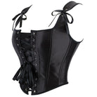Kobine Women's Gothic Lace-up Boned Overbust Corset