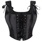 Kobine Women's Gothic Lace-up Boned Overbust Corset