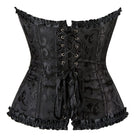 Kobine Women's Gothic Lace-up Brocade Overbust Corsets