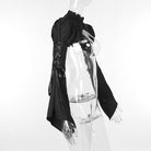 Kobine Women's Gothic Lace-up Flare Sleeved Cape