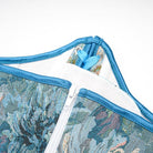 Kobine Women's Gothic Lace-up Floral Embroidered Underbust Corset