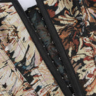 Kobine Women's Gothic Lace-up Floral Jacquard Overbust Corset