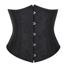 Kobine Women's Gothic Lace-up Floral Printed Underbust Corset