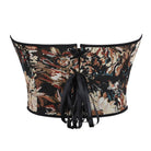 Kobine Women's Gothic Lace-up Jacquard Overbust Corset